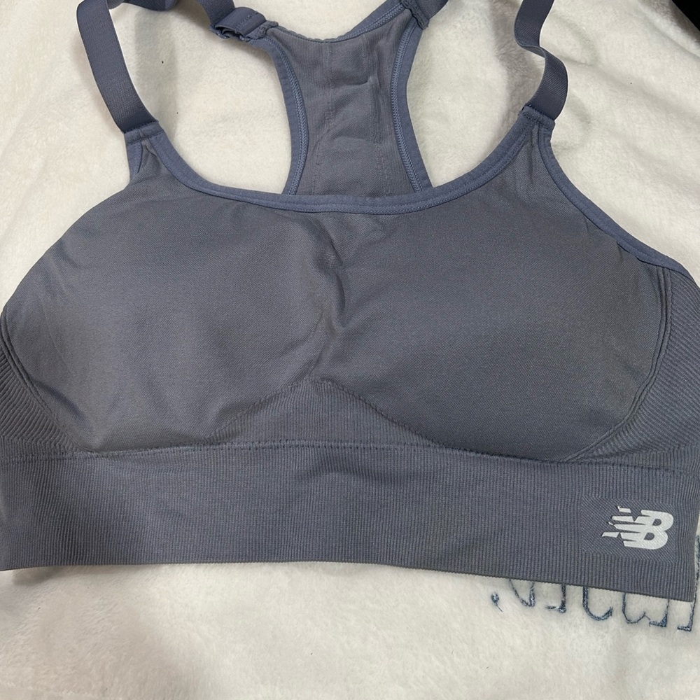 New Balance Women's Gray Sports Bra